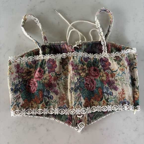 Cider Tapestry Bustier Size M‎ - Picture 3 of 6